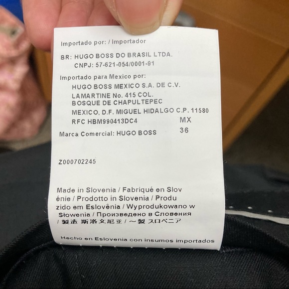 Hugo Boss men’s pant sz 36 black - Picture 8 of 9